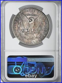 1891-p $1 Morgan Silver Dollar Ngc Ms62 #8672754-050 Toned/toning