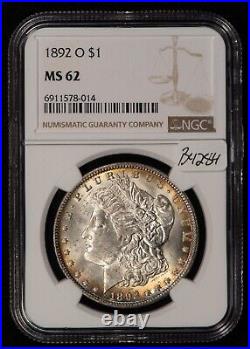 1892-O $1 Morgan Silver Dollar Semi Key Date Looks 63+ NGC MS 62- SKU-B4284