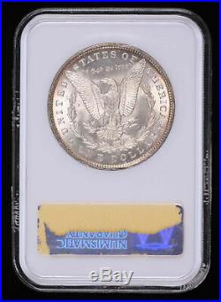 1892 O Morgan Silver Dollar Coin Toned Fatty Holder Ngc Ms63 #528-013tjr