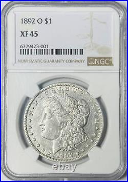 1892 O Morgan Silver Dollar NGC XF-45