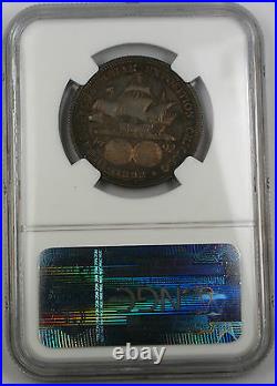 1892 PROOF Columbian Commemorative Half Dollar NGC PF-64 Toned