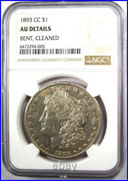 1893-CC Morgan Silver Dollar $1 Carson City Coin Certified NGC AU Details