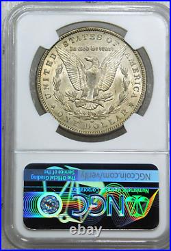 1894-O Morgan Silver Dollar NGC AU53 Golden toned Frosty Iridescent Luster #Y899