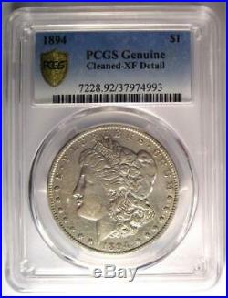1894-P Morgan Silver Dollar $1 Coin (1894) Certified PCGS XF Details (EF)