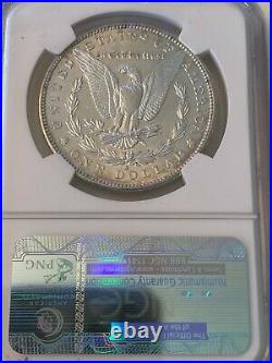 1894 S Morgan Silver Dollar AU 55 NGC nice coin, toning