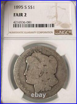 1895-S NGC Fair-2! Morgan Silver Dollar