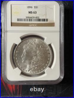 1896 Morgan Dollar Ngc Ms63
