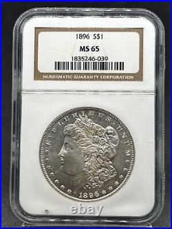 1896 Morgan Silver Dollar NGC MS65