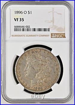 1896 O $1 Morgan Silver Dollar! Ngc Vf 35extremely Low Popultion Only 216