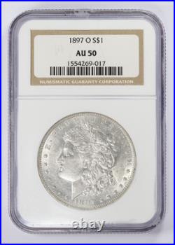 1897-O $1 Morgan Silver Dollar NGC AU50