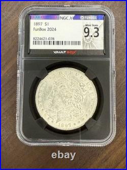 1897-P Morgan Silver Dollar NGC MS63 Vaultbox Black Core KEY DATE