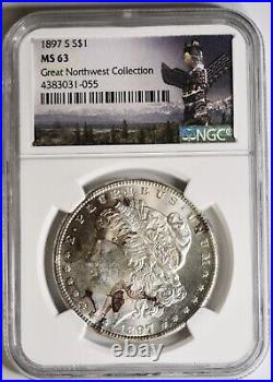 1897 S Morgan Silver Dollar NGC MS63 San Fransisco Mint Under Bid