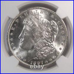 1897 Silver Morgan Dollar NGC MS64 Coin AR483 1897 Silver Morgan Dollar NGC MS64 Coin AR483