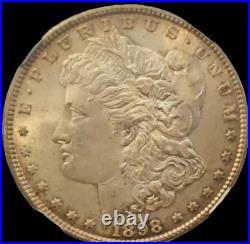 1898 $1 Morgan Silver Dollar NGC MS64