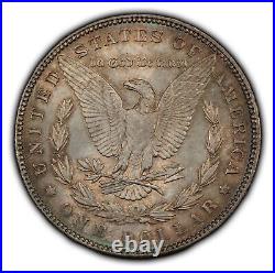 1898 $1 Morgan Silver Dollar PQ Neon Rainbow Toning NGC MS 64 SKU-B2368