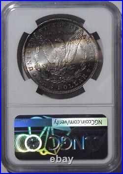 1898 Morgan Silver Dollar NGC MS64 Vam-2B Retained Cud R6 Toned #1843