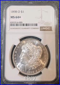 1898-O $1 Morgan Silver Dollar NGC MS64+