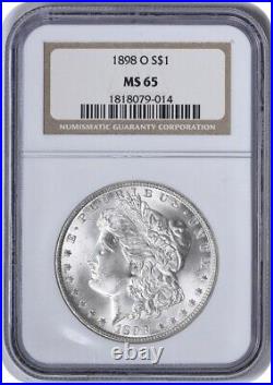 1898-O Morgan Silver Dollar MS65 NGC