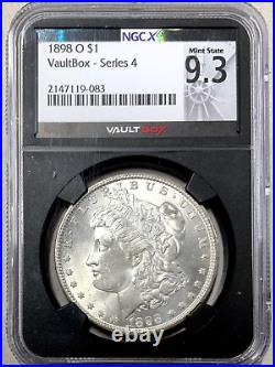 1898 O Morgan Silver Dollar NGC Graded 9.5 Vault Box Series 4 Grade 9.3