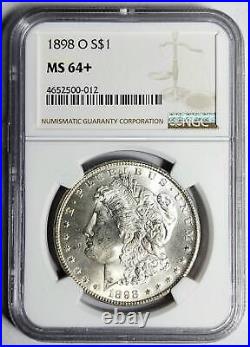 1898 O Morgan Silver Dollar NGC MS-64+