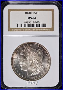 1898-O Morgan Silver Dollar NGC MS64 Toning 1898-O Morgan Silver Dollar NGC MS64 Toning