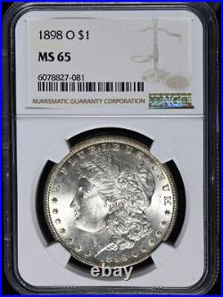 1898-O Morgan Silver Dollar NGC MS65 Superb Eye Appeal Nice Strike