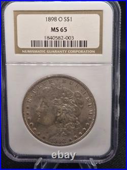 1898-O Morgan Silver Dollar NGC MS66 Vault Gem Showcase 1898-O Morgan Silver Dollar NGC MS66 Vault Gem Showcase