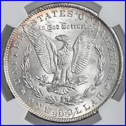 1898-o $1 Morgan Silver Dollar Ngc Ms64 #8672758-005 Toned / Toning