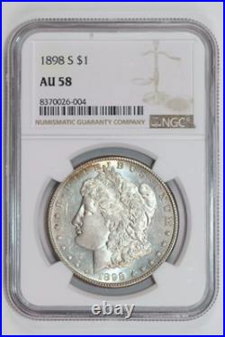 1898-s Morgan Dollar Ngc Au58