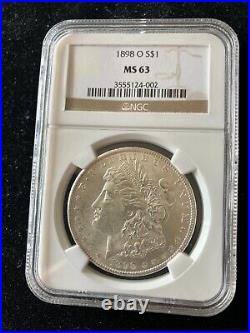 1898o Morgan Silver Dollar NGC MS 63
