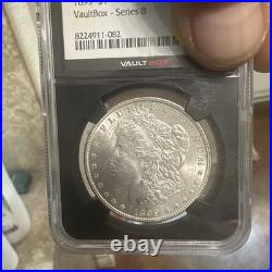 1899 $1 Morgan Silver Dollar NGC MS62 Vault Box Mintage 330,846