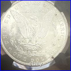 1899 $1 Morgan Silver Dollar NGC MS62 Vault Box Mintage 330,846