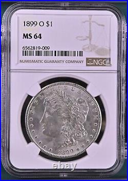 1899 O MS 64 Morgan Silver Dollar NGC