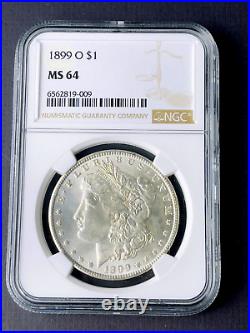 1899 O MS 64 Morgan Silver Dollar NGC