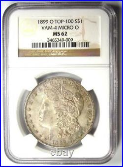 1899-O Micro O Morgan Silver Dollar $1 VAM-4 NGC MS62 (UNC BU) $6,000 Value