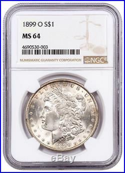 1899 O Morgan Silver Dollar $1 NGC MS64