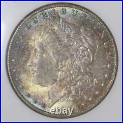 1899 O Morgan Silver Dollar NGC Graded MS63 Fatty Slab Color Toned Coin