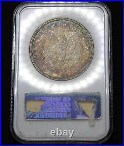 1899 O Morgan Silver Dollar NGC Graded MS63 Fatty Slab Color Toned Coin