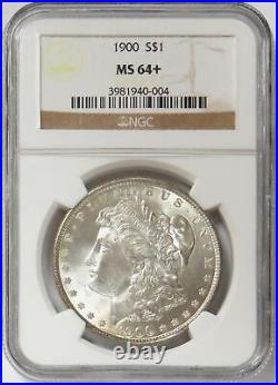 1900 Morgan Silver Dollar $1 Coin Ngc Mint State 64+