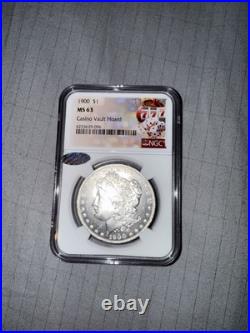 1900 Morgan Silver Dollar $1 NGC MS63 Casino Vault Hoard And Littleton Select 1900 Morgan Silver Dollar $1 NGC MS63 Casino Vault Hoard And Littleton Select