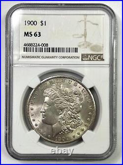 1900 Morgan Silver Dollar NGC MS STAGGERING LUSTER