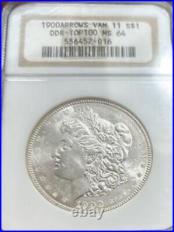 1900 Morgan Silver Dollar NGC MS64 VAM-11 DDR ARROWS Top 100