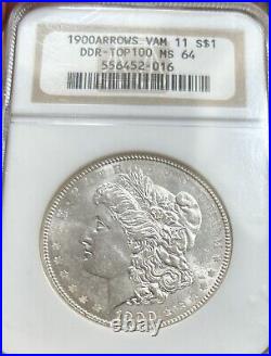 1900 Morgan Silver Dollar NGC MS64 VAM-11 DDR ARROWS Top 100