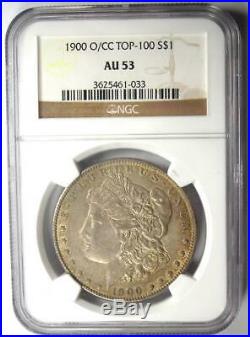 1900-O/CC Morgan Silver Dollar $1 NGC AU53 Rare O/CC Mintmark Variety