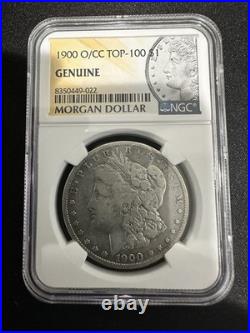 1900-O/CC Top-100 $1 Morgan Silver Dollar NGC Genuine Circulated Coin 1900-O/CC Top-100 $1 Morgan Silver Dollar NGC Genuine Circulated Coin