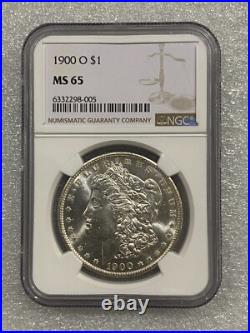 1900 O Morgan Silver Dollar NGC MS65 BLAST WHITE See pics (005)