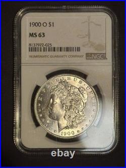 1900 O US Morgan Silver Dollar $1 NGC MS63