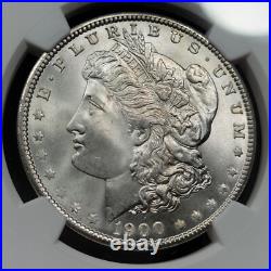 1900 P $1 Morgan Silver Dollar NGC MS66 Gemmy PQ Luster High Grade Nice J501