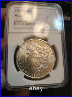 1900-o Ngc Ms64 Morgan Silver Dollar? Bright Coin