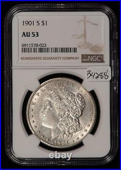 1901-S $1 Morgan Silver Dollar Better Date NGC AU 53 SKU-B4288